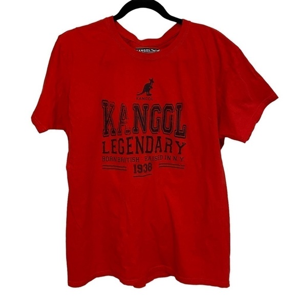 Kangol Men's Red Legendary Mend Tee T-shirt - Picture 1 of 4